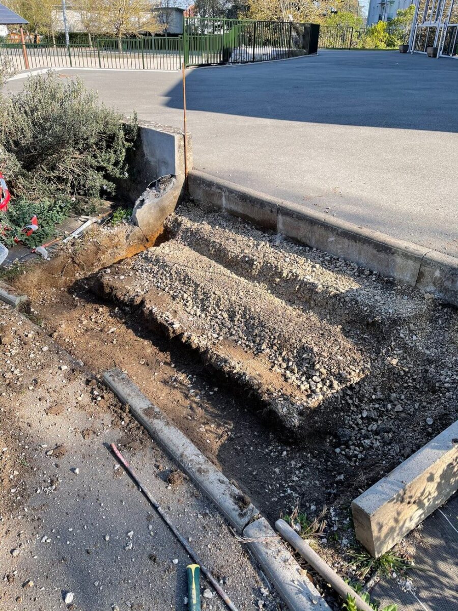 Réalisation de marches en béton Réalisation de marches en béton
