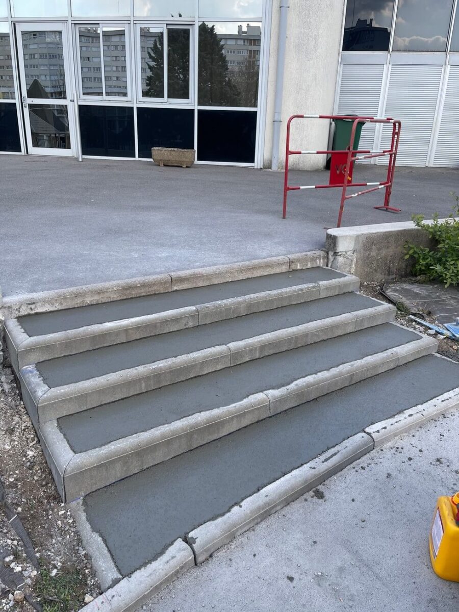 Réalisation de marches en béton Réalisation de marches en béton