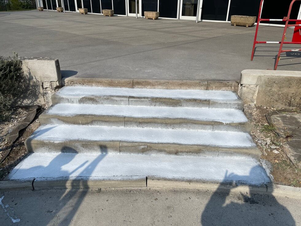 Réalisation de marches en béton Réalisation de marches en béton