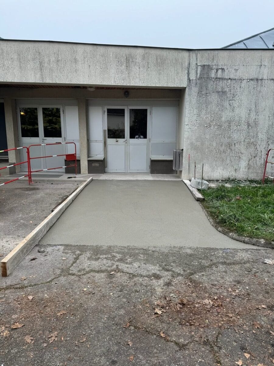 Réalisation de rampe PMR Réalisation de rampe PMR